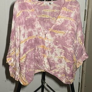 Women's Tie-Dye Kimono Top